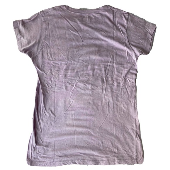 American Crown San Diego Dolphins T Shirt Sz L Purple Powder Puff Football 1972 - Picture 5 of 8